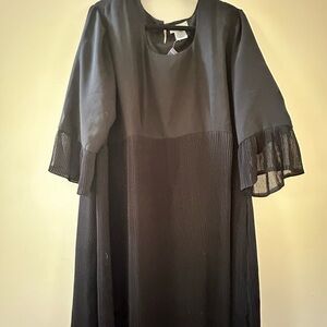 Ulla Popken Black Long Sleeve Dress